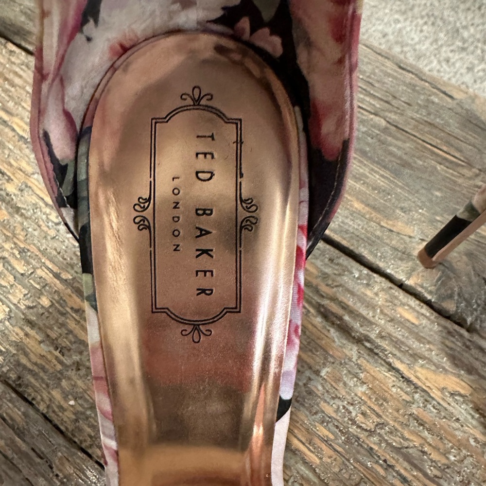Ted Baker Floral Heels - Sz 40.5 - Picture 3 of 7